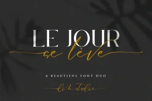 Le Jour Font Duo