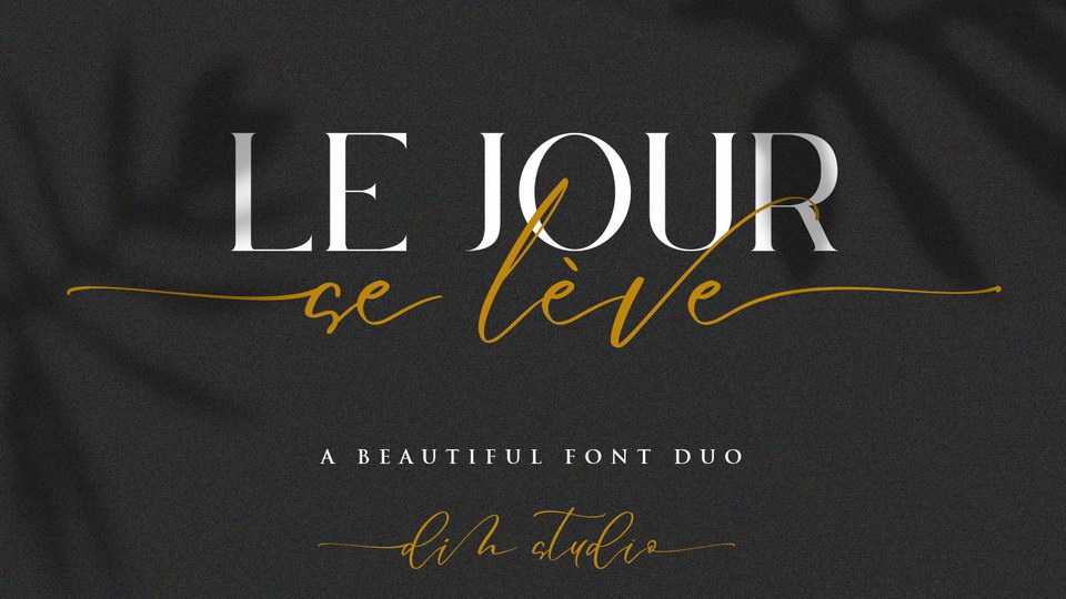 Le Jour Font Duo › Fontesk