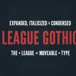 League Gothic Variable Font › Fontesk