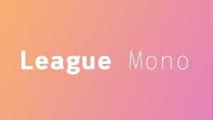 League Mono Font Family › Fontesk