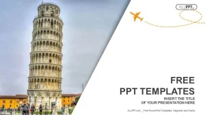Leaning tower of Pisa-Travel PowerPoint Templates