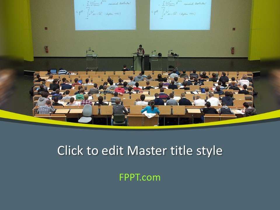 Lecturer PowerPoint Template