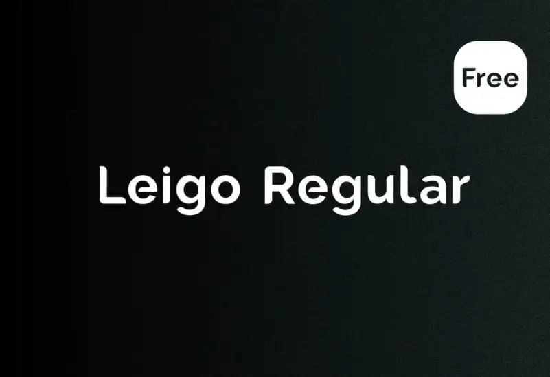 Leigo Regular - Free Font