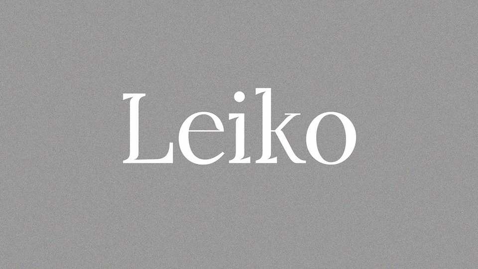 Leiko Font › Fontesk
