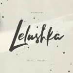 Lelushka Script Font - Fonte Grátis Lelushka Script Font