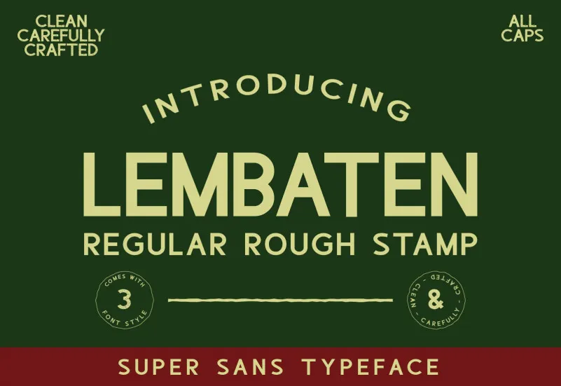 Lembaten Font