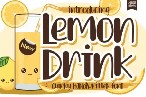 Lemon Drink Display Font