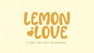 Lemon Love Font › Fontesk