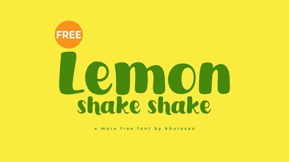 Lemon Shake Shake Font › Fontesk