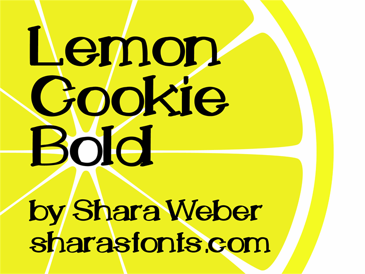 LemonCookie Bold Font
