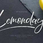 Lemonday Script Font