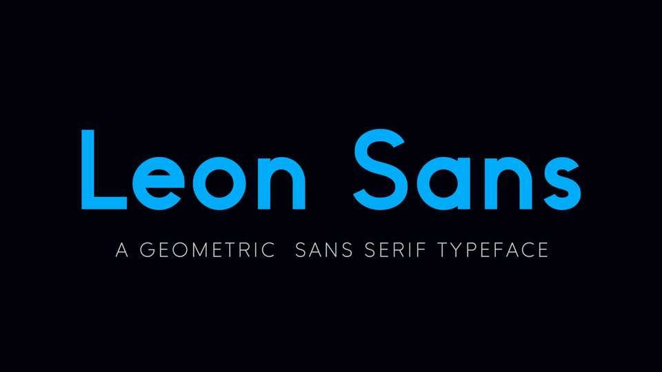 Leon Sans Font Family › Fontesk