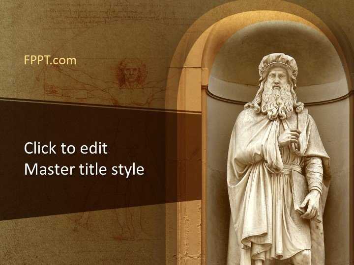 Leonardo Da Vinci PowerPoint Template