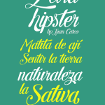 Letra Hipster Font