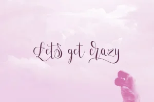 Lets Get Crazy Font Duo