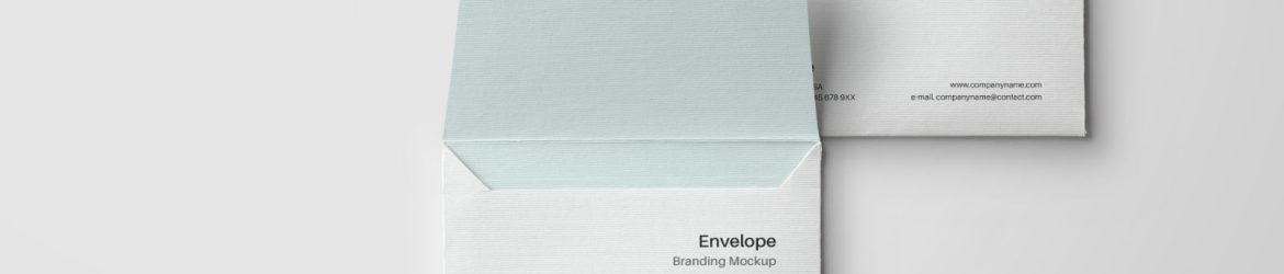 Letter Size Envelope Mockup