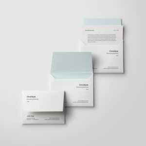 Letter Size Envelope Mockup