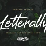 Letterally Script Font