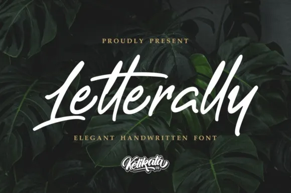 Letterally Script Font