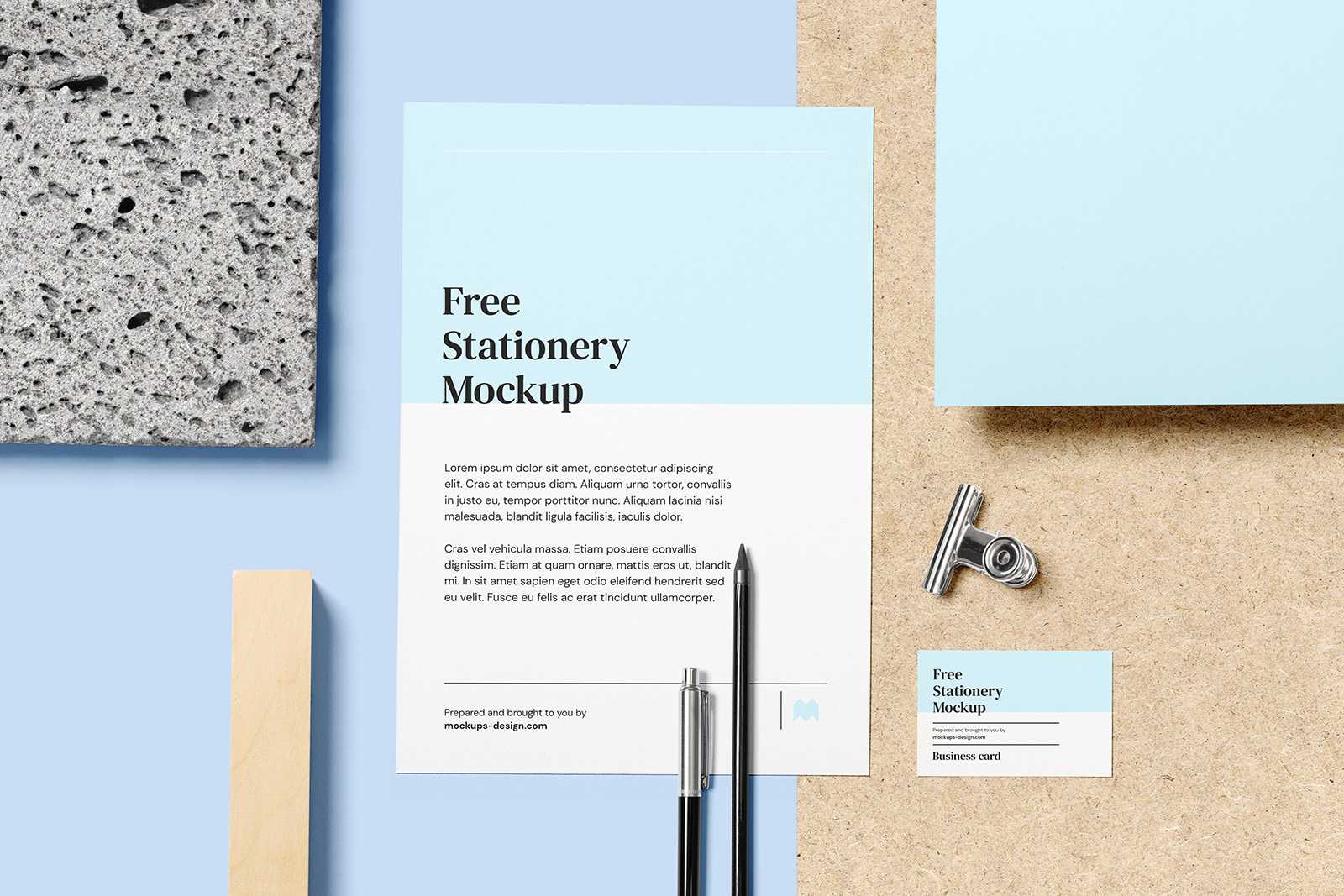 Letterhead mockup - Instant Download