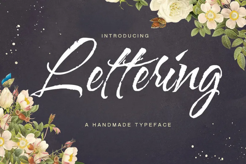 Lettering Script Font
