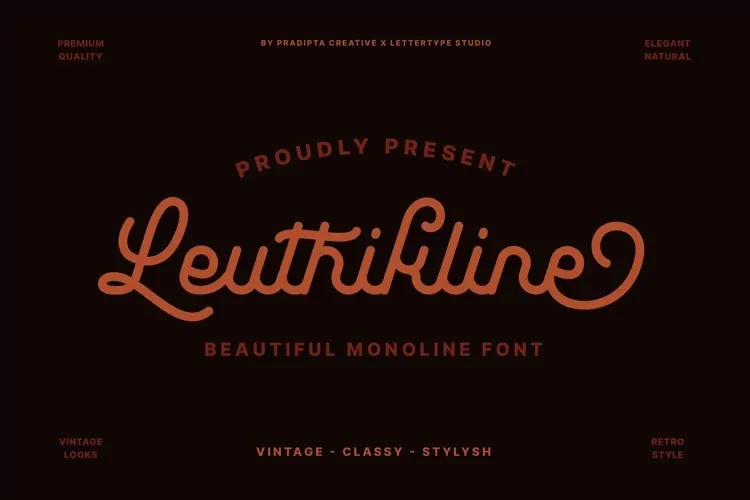 Leuthikline Font