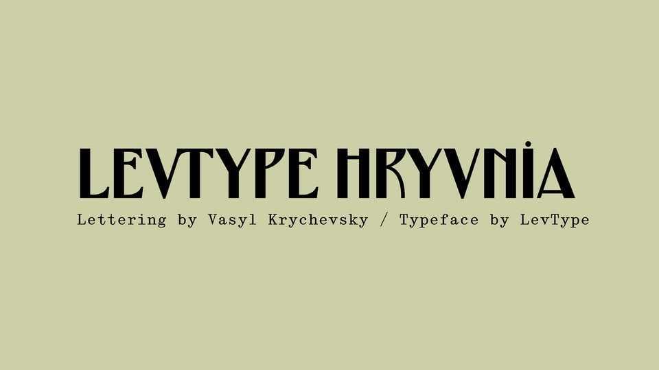 LevType Hryvnia Font › Fontesk