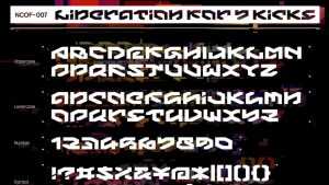 Liberation For 7 Kicks Font › Fontesk
