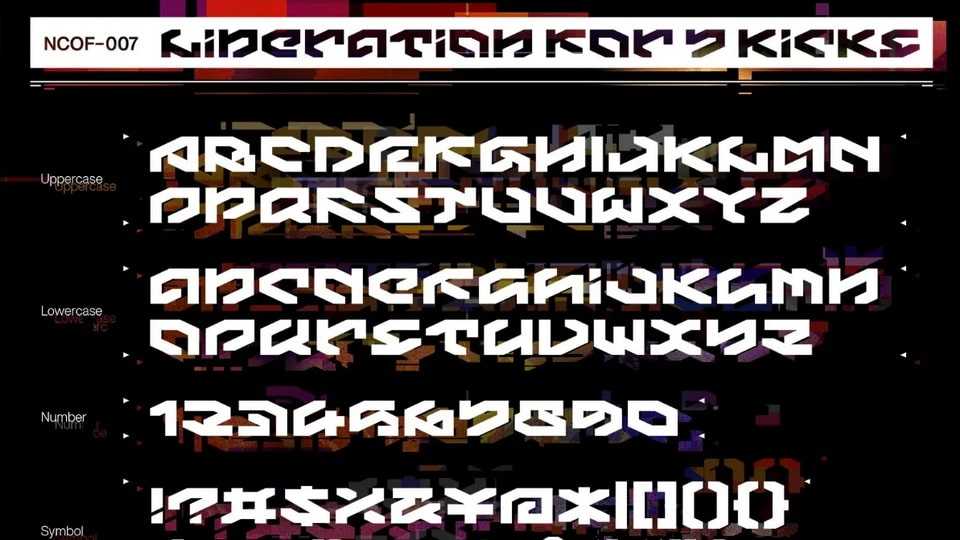 Liberation For 7 Kicks Font › Fontesk