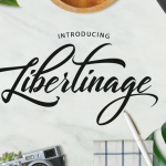Libertinage Script Font