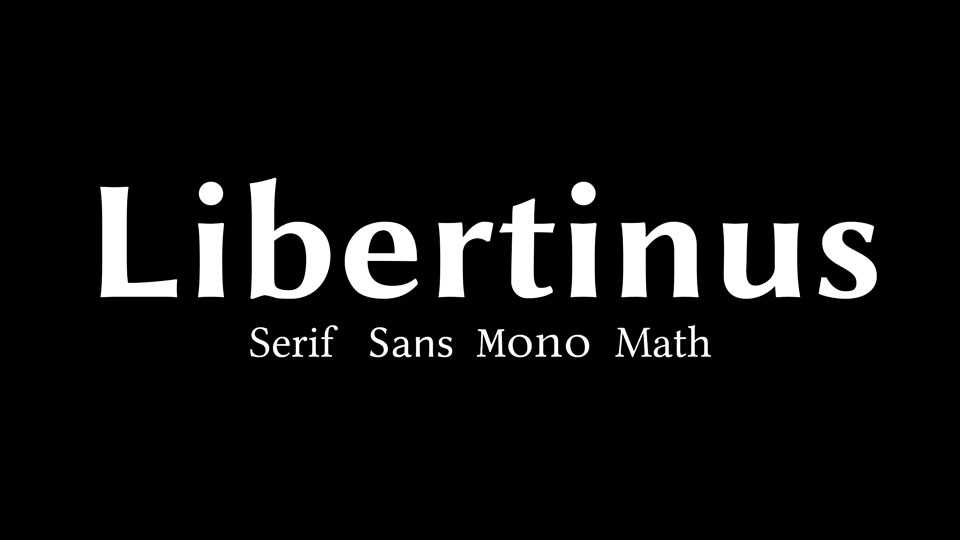 Libertinus Font Family › Fontesk