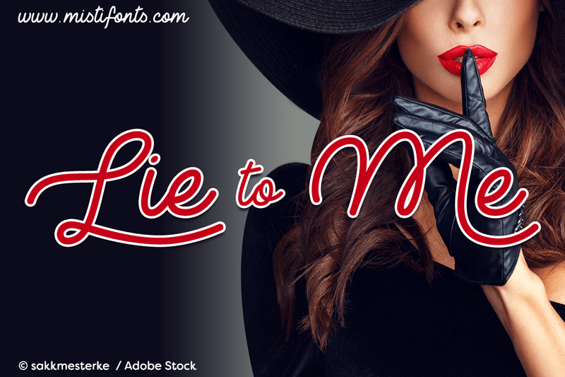 Lie to Me Script Font