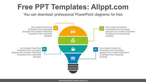Light Bulb PowerPoint Diagram