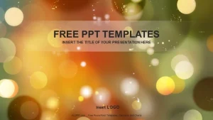 Light Dots-abstract PPT Templates