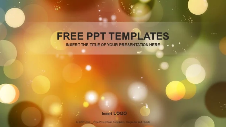 Light Dots-abstract PPT Templates