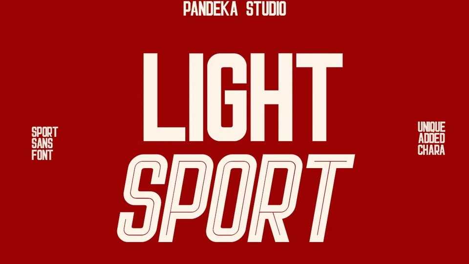 Light Sport Font › Fontesk