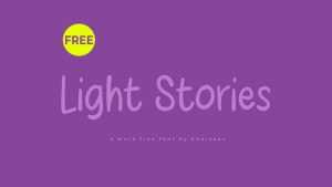 Light Stories Font › Fontesk