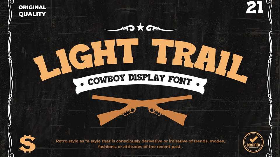 Light Trail Font › Fontesk
