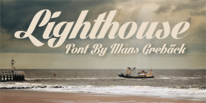 Lighthouse font