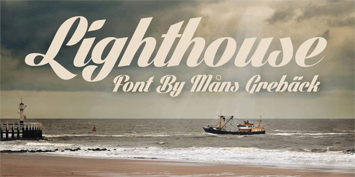 Lighthouse font