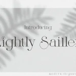 Lightly Sailler Font