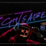 Lightsaber Neon Font