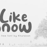 Like Snow Font › Fontesk