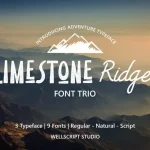 Limestone Ridge – Trio Adventure Font