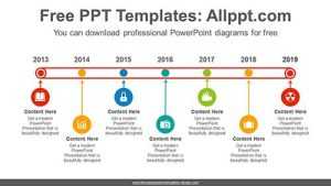 Line Belt History PowerPoint Diagram