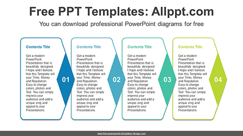 Line Rectangle Banner PowerPoint Diagram Template