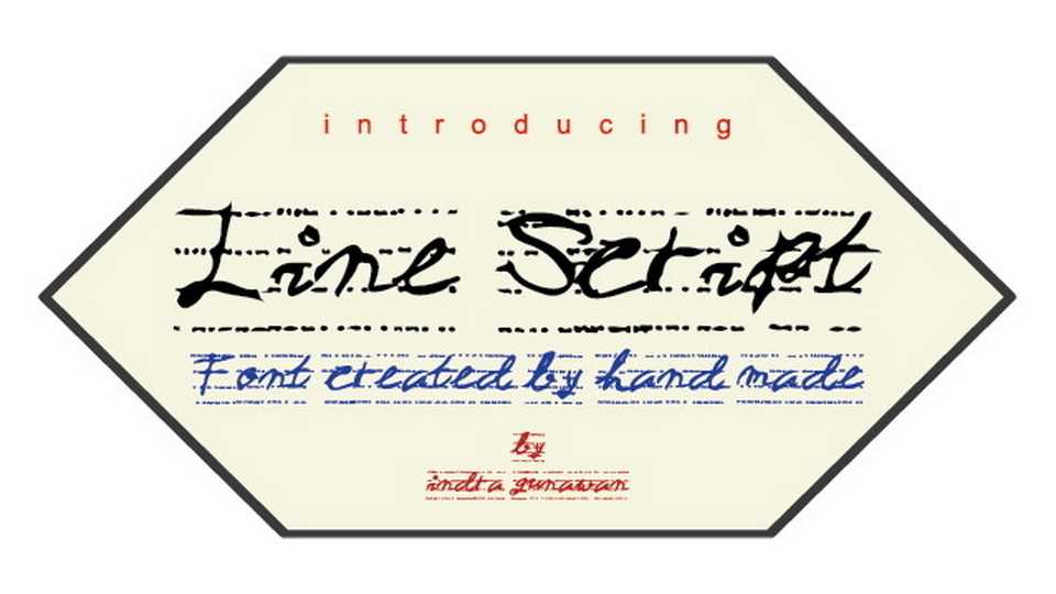 Line Script Font › Fontesk