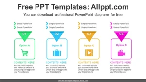 Line Square List PowerPoint Diagram Template