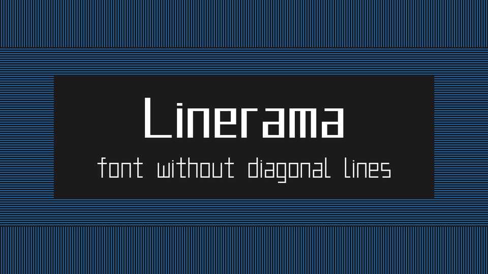 Linerama Font › Fontesk