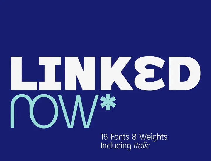 Linked Now Font